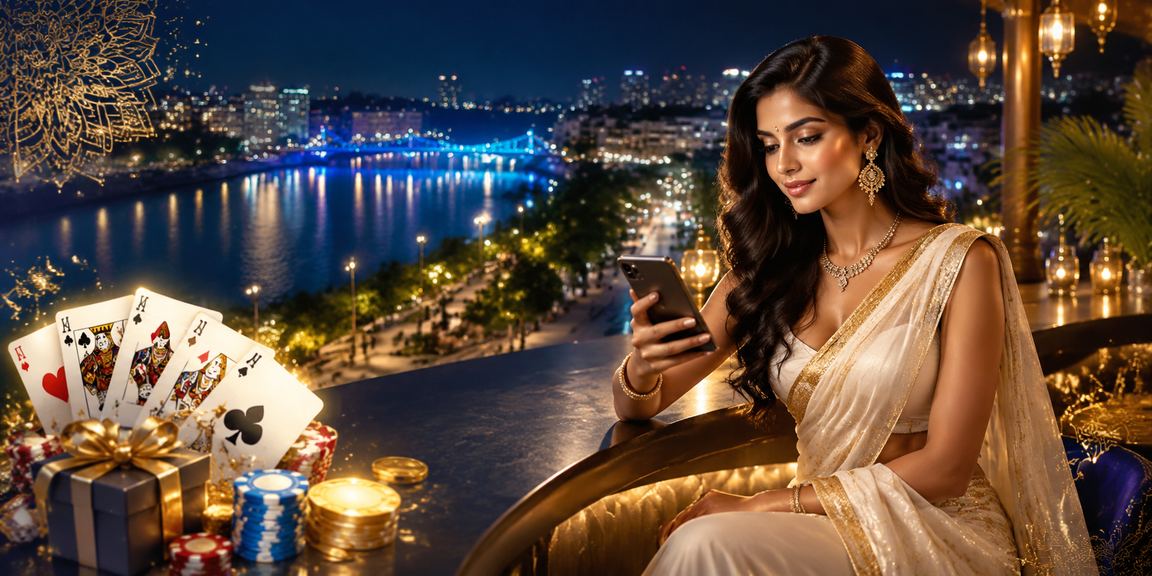 Live casino dealer facilitating a game